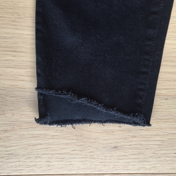 MOTHER 25 black THE STUNNER Zip Ankle Step Fray I’m Not Guilty wash. Almost new! - Picture 2 of 10